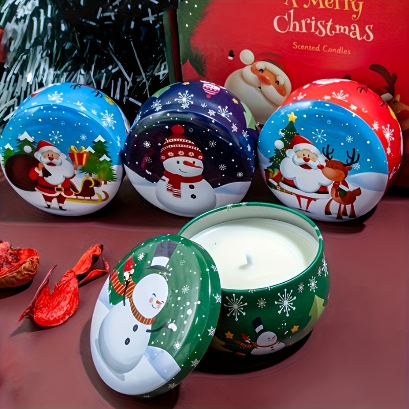 Candle Making Supplies Jars - 12pcs 4oz Floral Printed Candle Tins，DIY