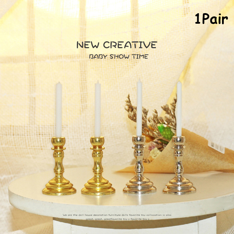 1Pair 1/12 Doll House Miniatur - огляд і ціна Candle Quotes