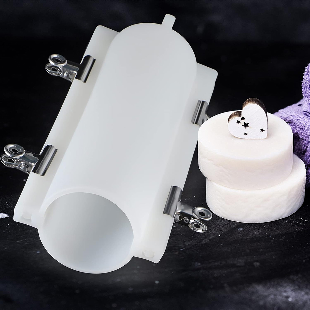 Big Cylinder Tube Soap Mold wi - огляд і ціна Candle Supplies Storage