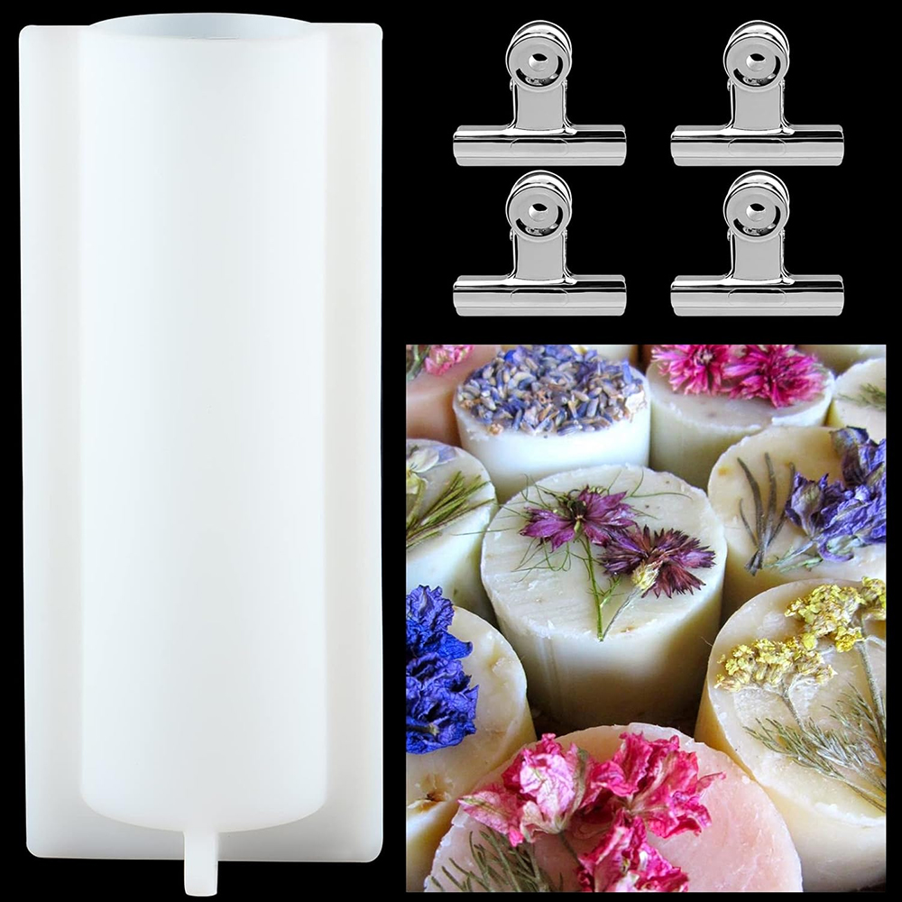 Big Cylinder Tube Soap Mold wi - огляд і ціна Candle Supplies Storage