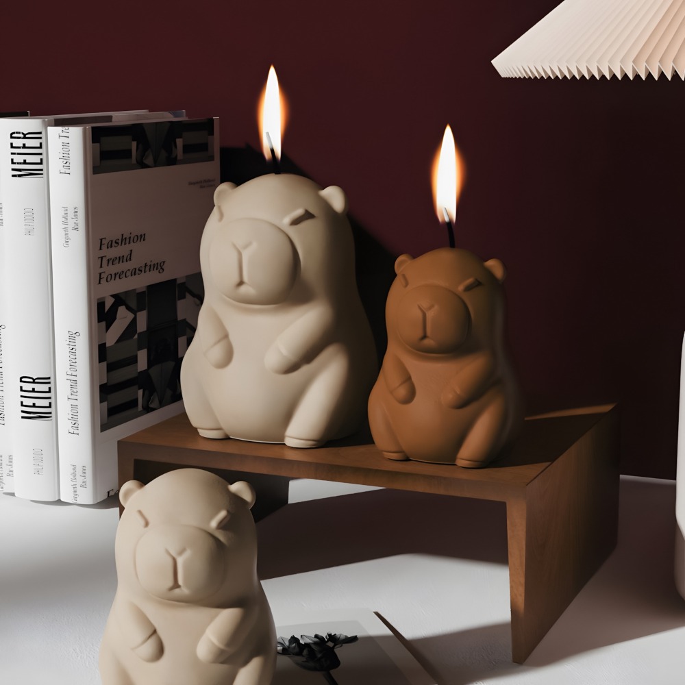 Standing Capybara Scent Candle - огляд і ціна Candle Supplies Storage