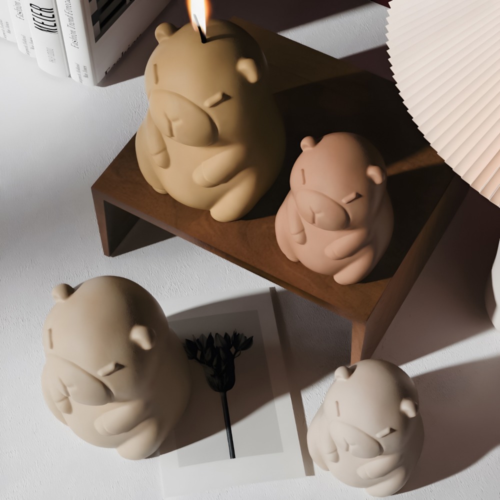 Standing Capybara Scent Candle - огляд і ціна Candle Supplies Storage