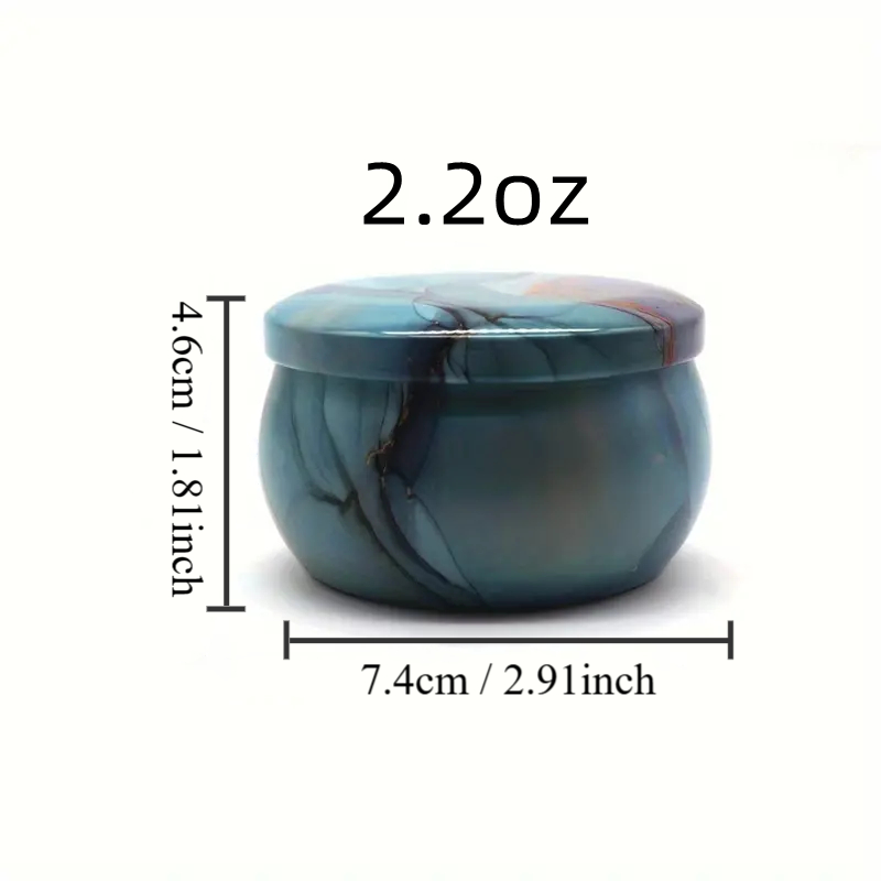 12/24 Pieces 2.2oz Metal Candl - огляд і ціна Candle Making Supplies Jars