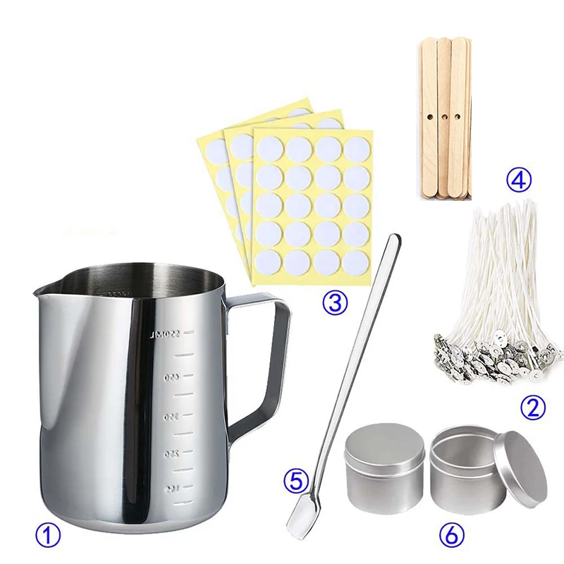 Candle Making Supplies Kit DIY - огляд і ціна Candle Making Supplies Jars