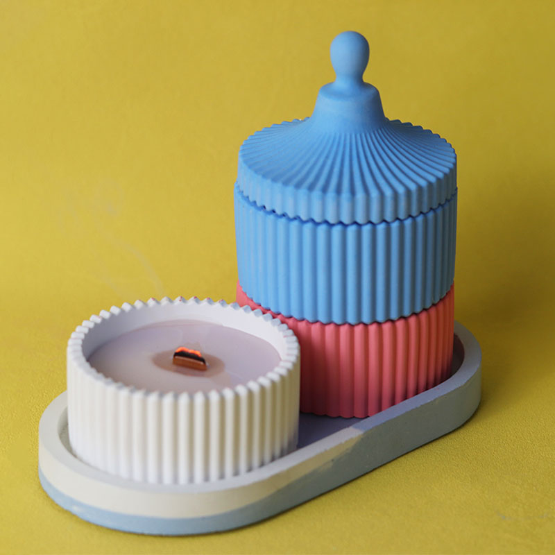 Concrete Candle Jar Silicone M - огляд і ціна Candle Making Supplies Jars