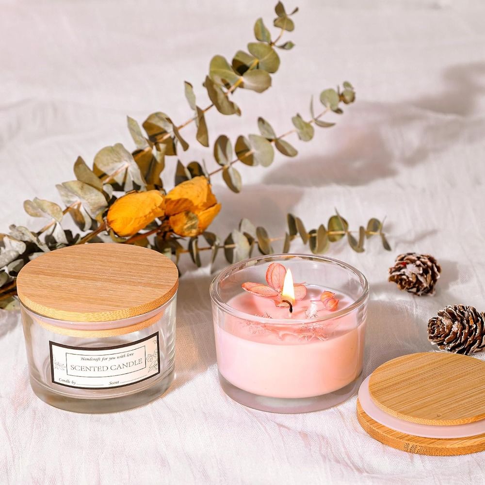 New Clear Glass Candle Jars Tr - огляд і ціна Candle Making Supplies Jars