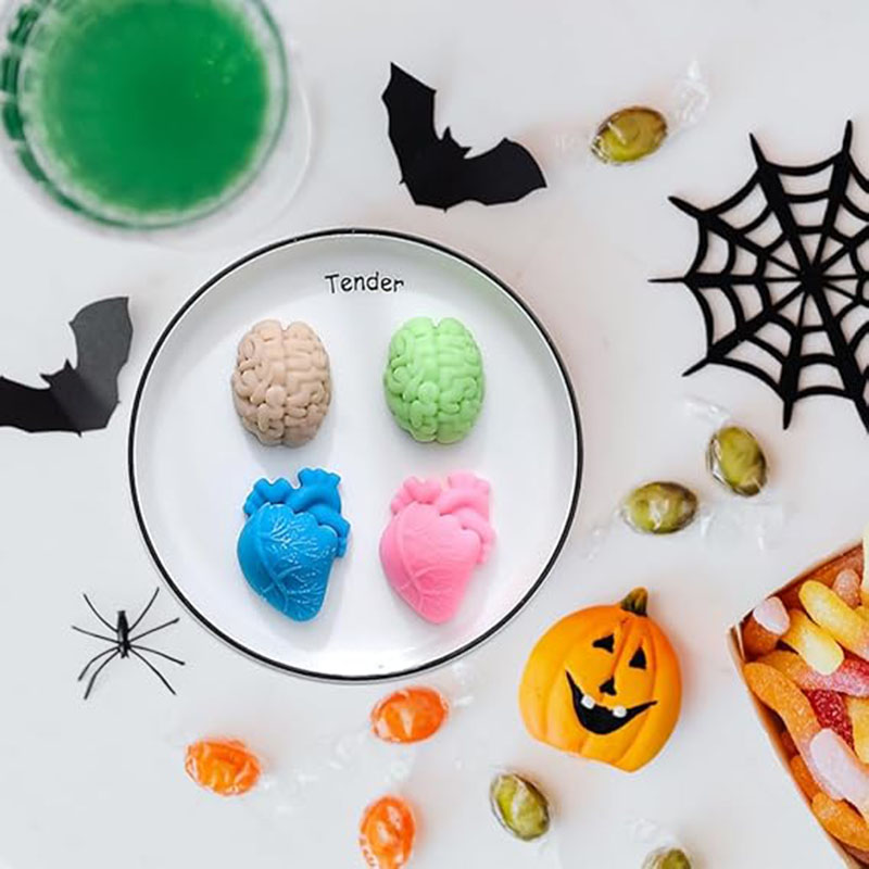 Human Brain And Heart Silicone - огляд і ціна Candle Supplies Storage