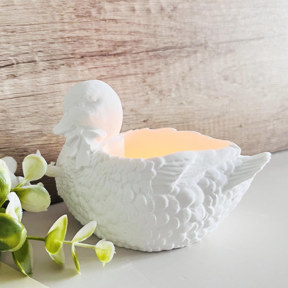 Beautiful Plaster Duck Storage - огляд і ціна Candle Making Supplies Jars
