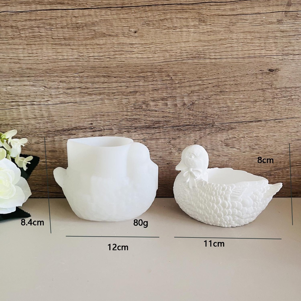 Beautiful Plaster Duck Storage - огляд і ціна Candle Making Supplies Jars