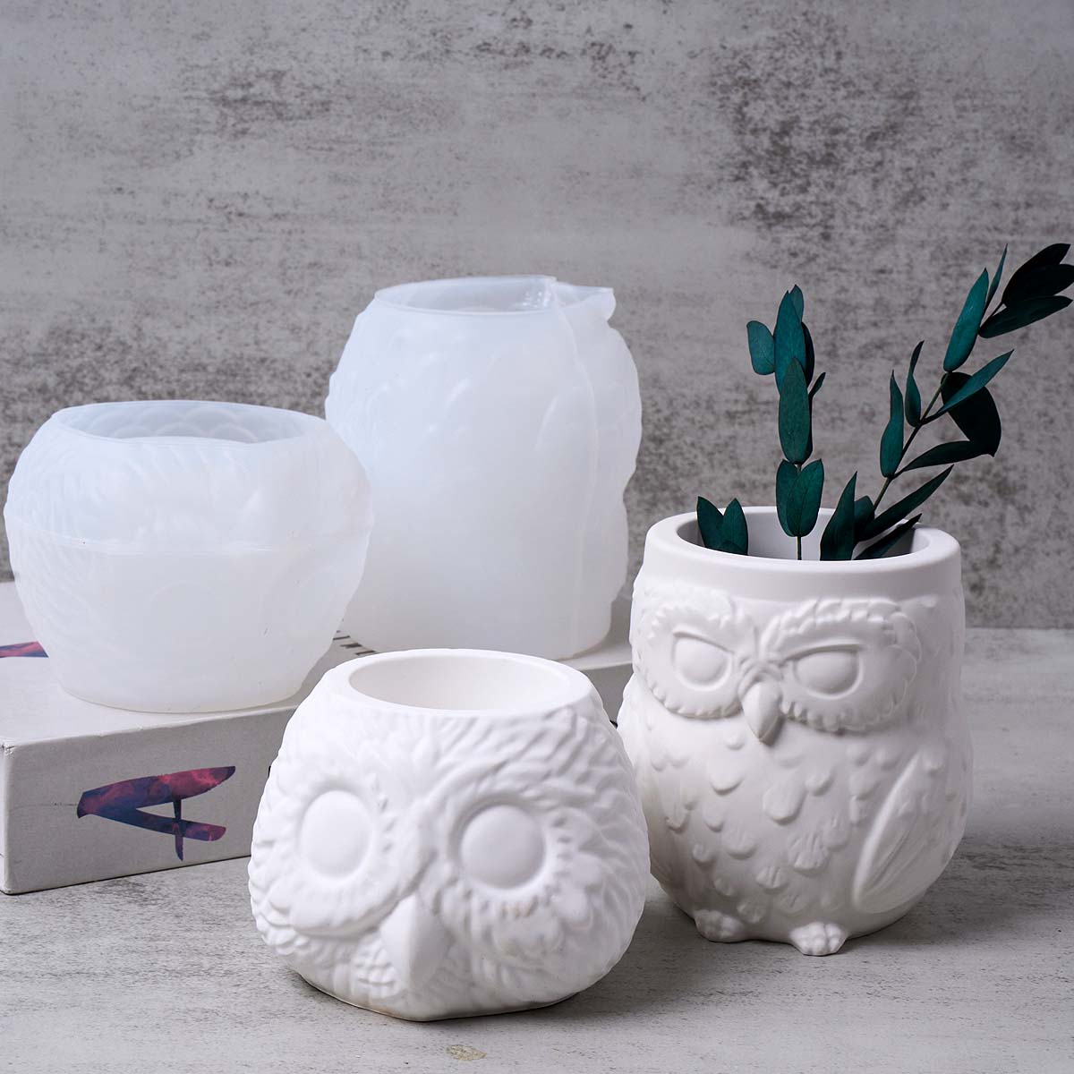 3D Owl Shape Candle Jar Silico - огляд і ціна Candle Making Supplies Jars