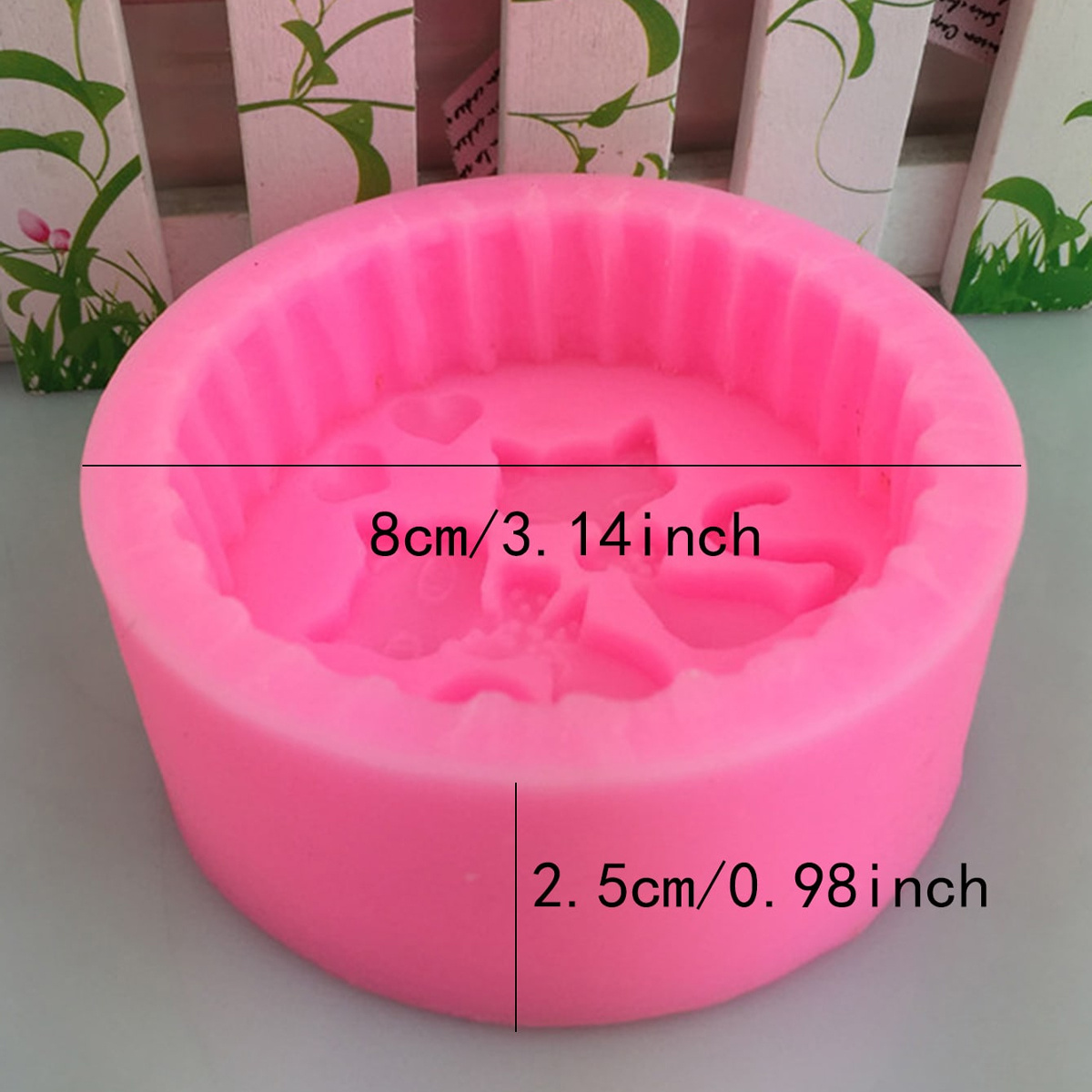 1-Piece Silicone Cat Soap Mold - огляд і ціна Candle Supplies Storage
