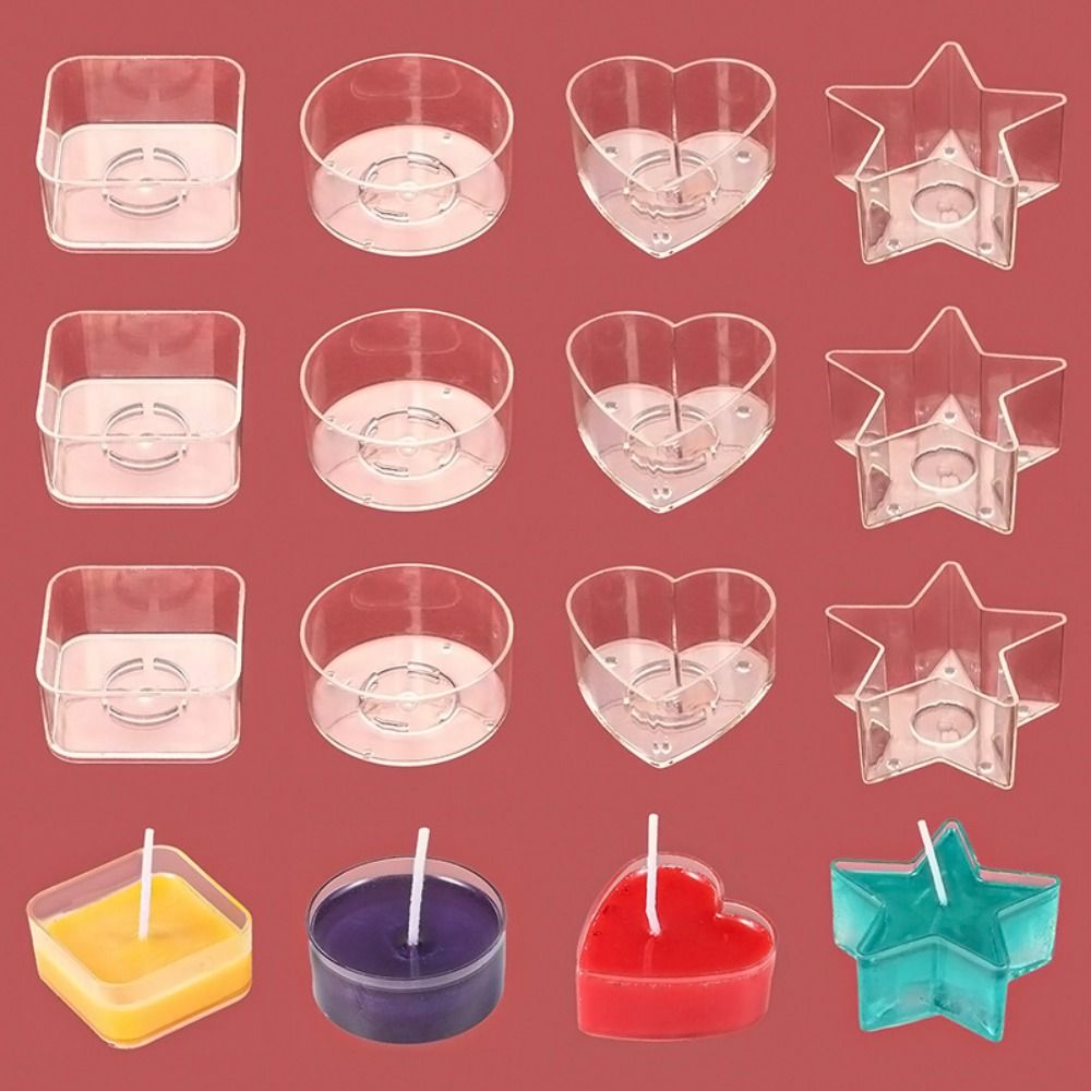 10Pcs DIY Art Light Candle Mak - огляд і ціна Candle Making Supplies Jars