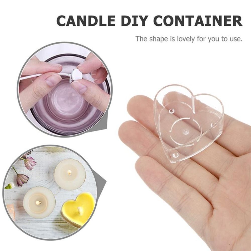 10Pcs DIY Art Light Candle Mak - огляд і ціна Candle Making Supplies Jars