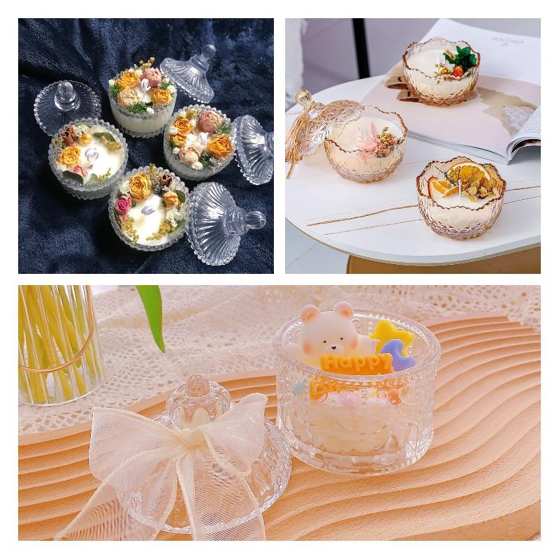 French Glass Aromatic Candle D - огляд і ціна Candle Making Supplies Jars
