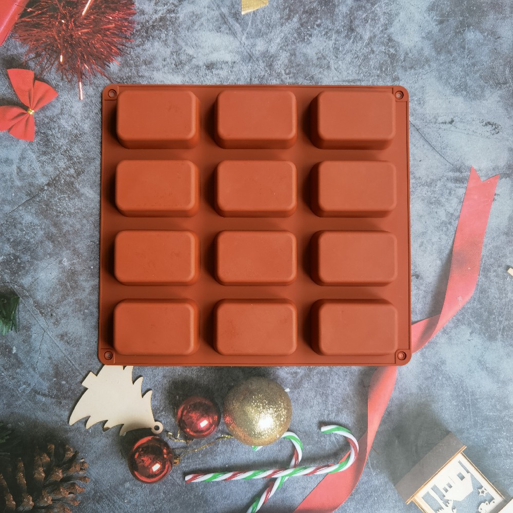 12 Cavity Square Silicone Soap - огляд і ціна Candle Supplies Storage
