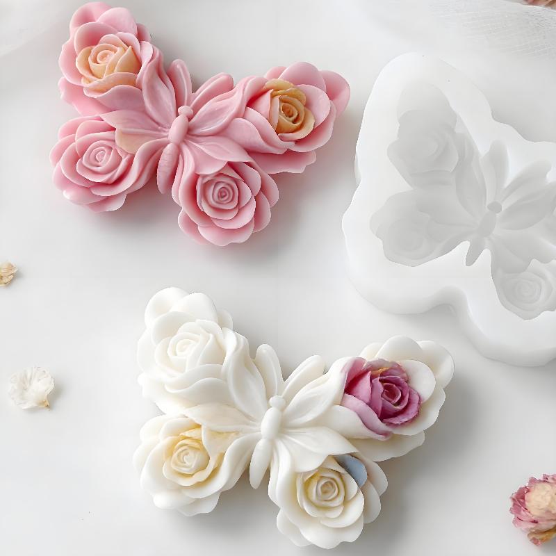 DIY Rose Butterfly Form Silico - огляд і ціна Candle Supplies Storage