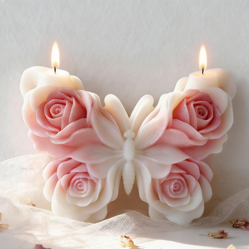 DIY Rose Butterfly Form Silico - огляд і ціна Candle Supplies Storage