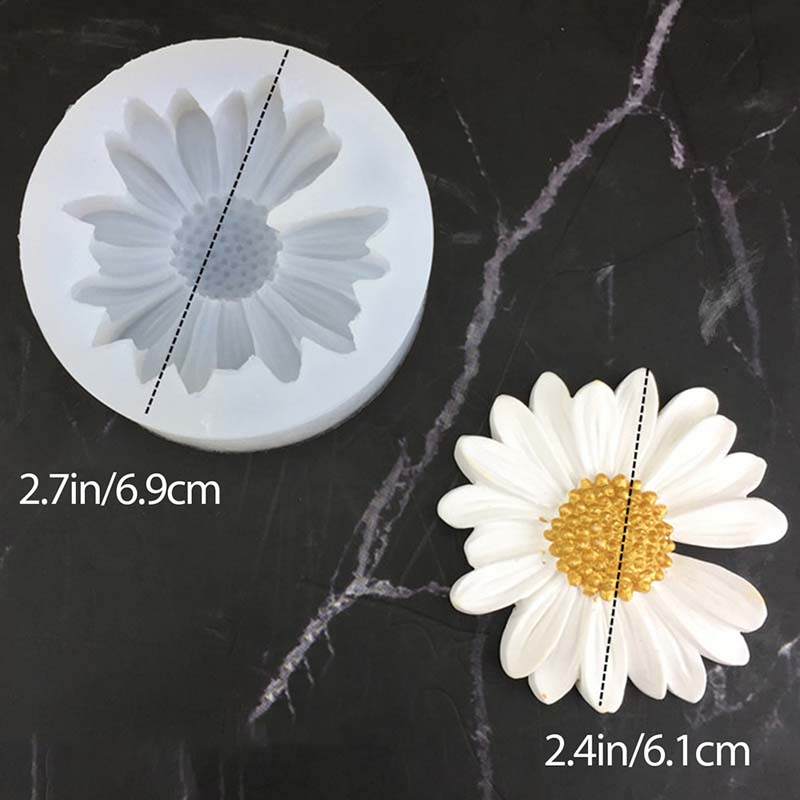 DIY Candle Silicone Mold Daisy - огляд і ціна Candle Supplies Storage
