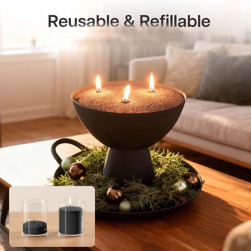 Black Candle Sand with Wick, 2 - огляд і ціна Candle Supplies Storage