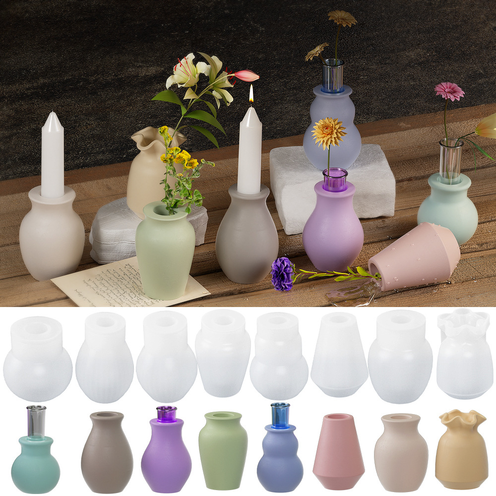 New Round Mouth Vase Silicone  - огляд і ціна Candle Quotes