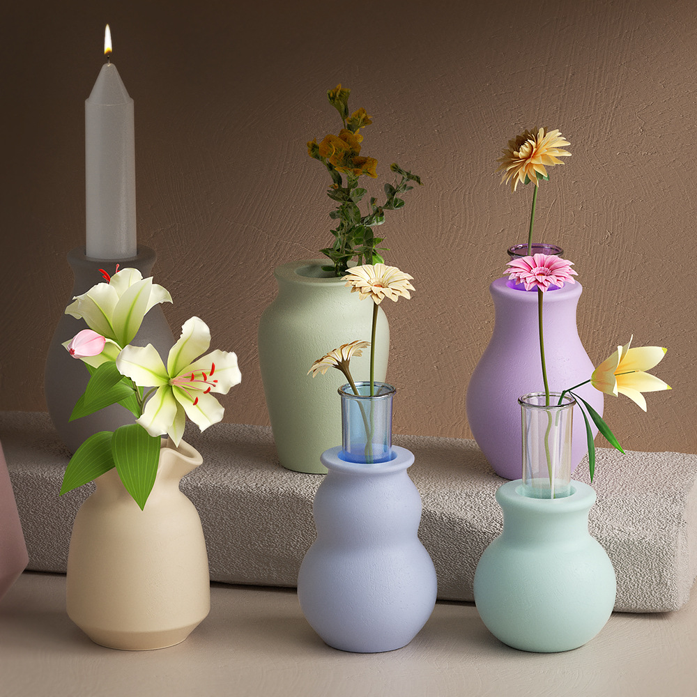 New Round Mouth Vase Silicone  - огляд і ціна Candle Quotes