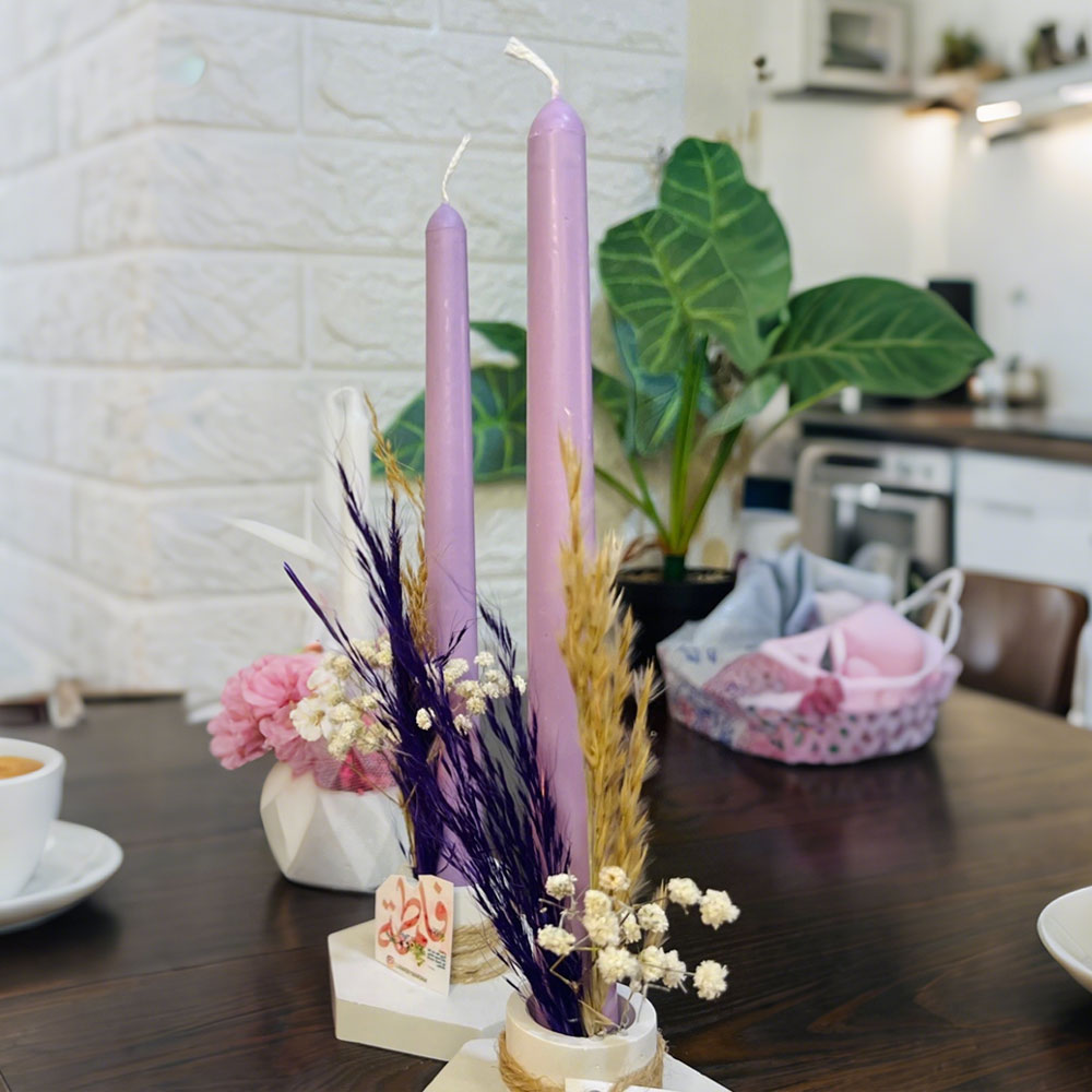 Simple Taper Pillar Acrylic Mo - огляд і ціна Candle Quotes