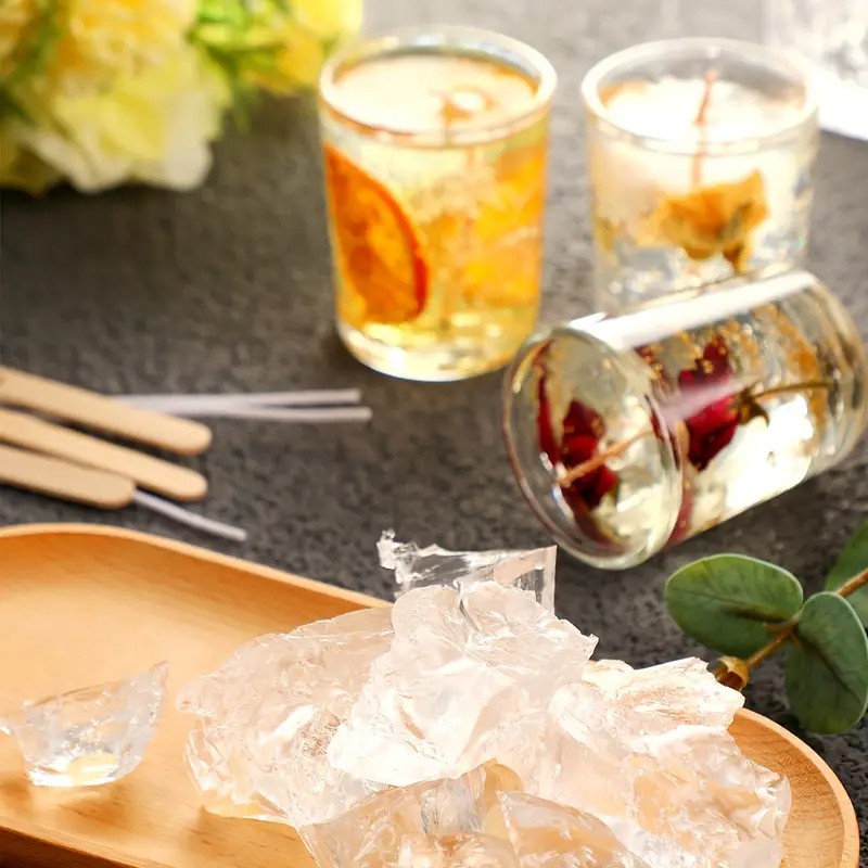 Transparent Crystal Wax, Jelly - огляд і ціна Candle Supplies Storage